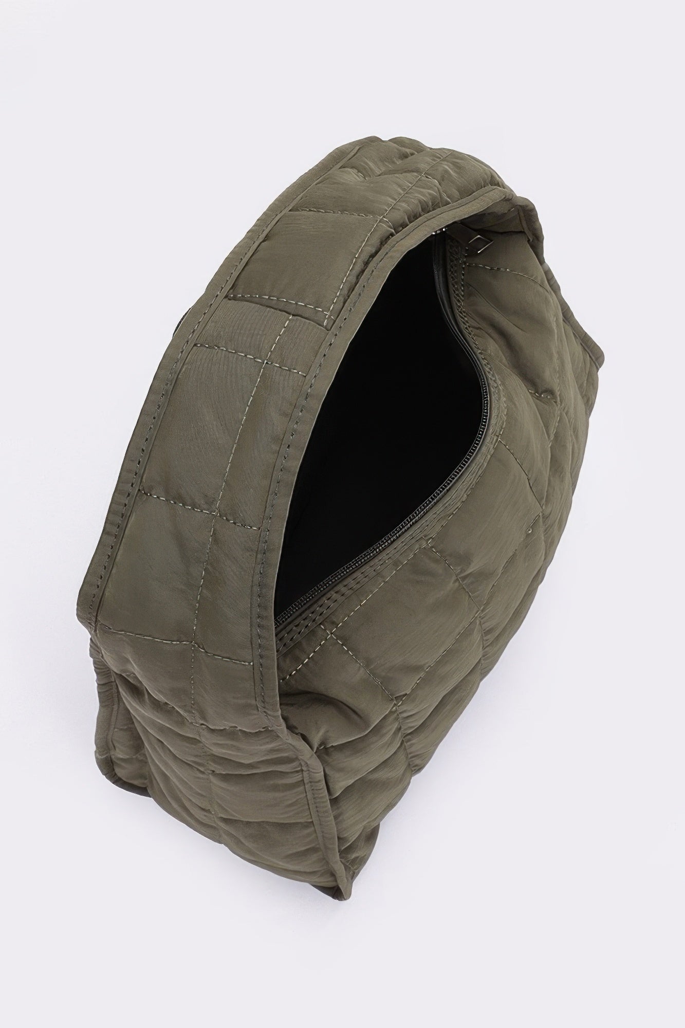 Quilted Nylon Shoulder Bag - All Season Fashion