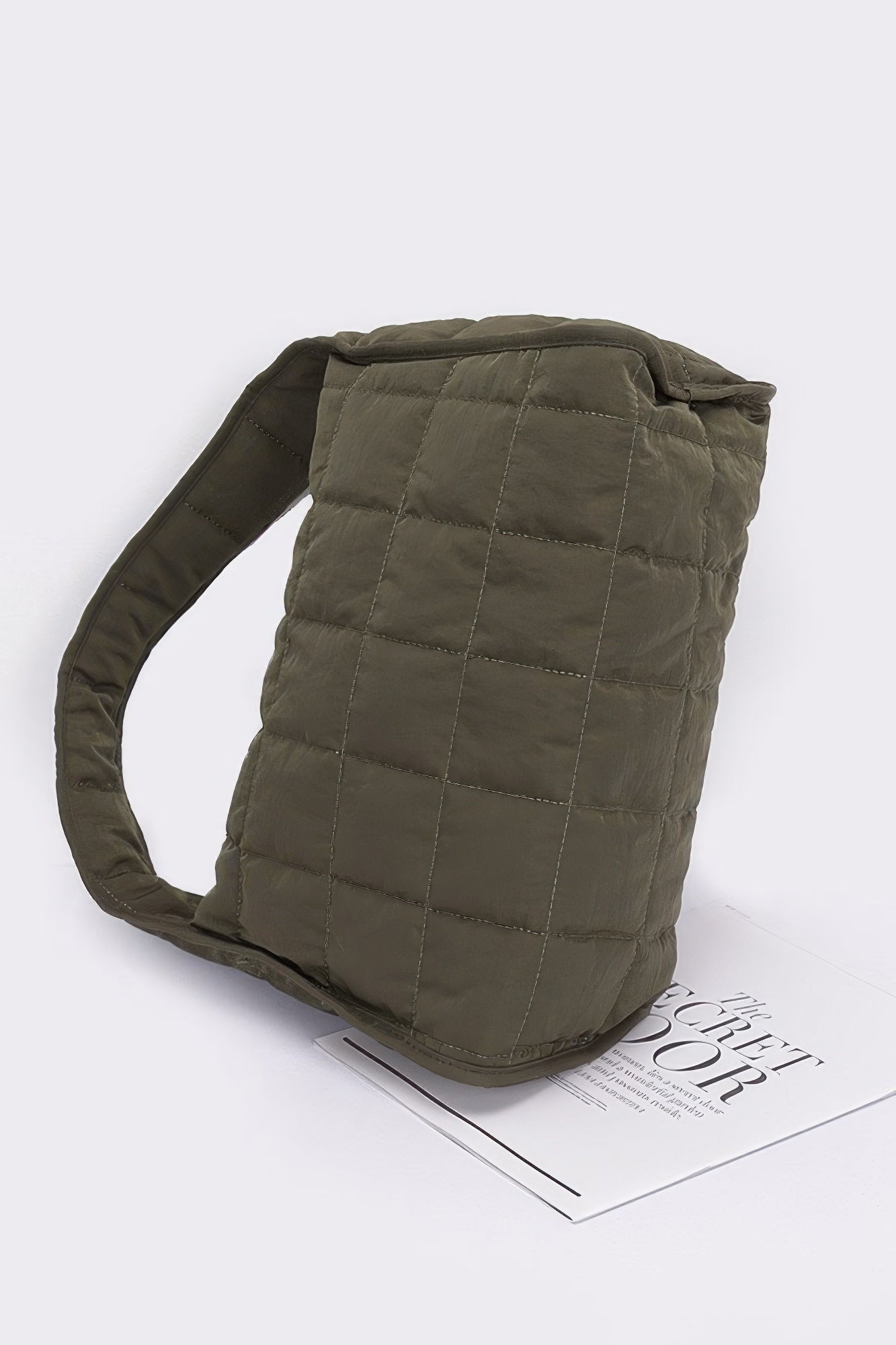 Quilted Nylon Shoulder Bag - All Season Fashion