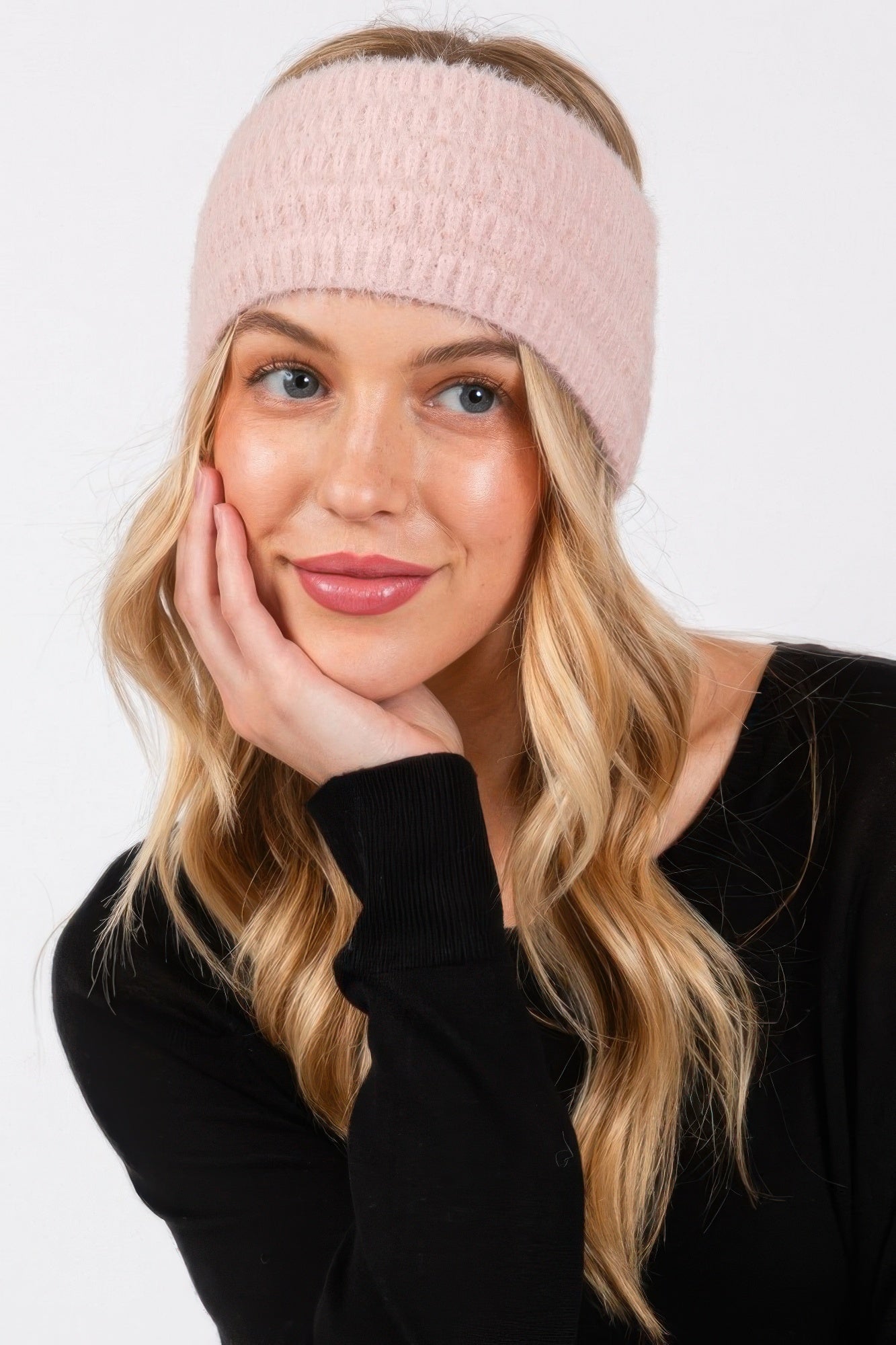 Fuzzy Cable Knit Headband - All Season Fashion