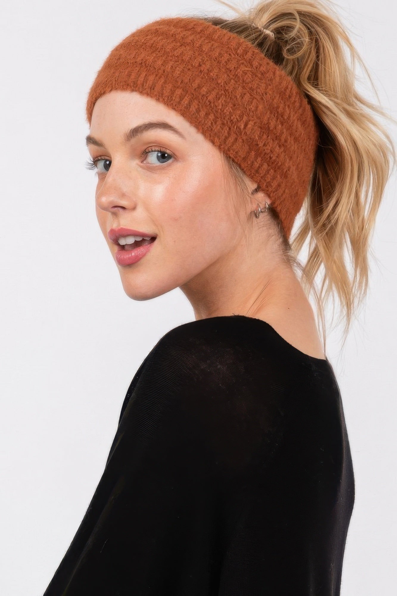 Fuzzy Cable Knit Headband - All Season Fashion