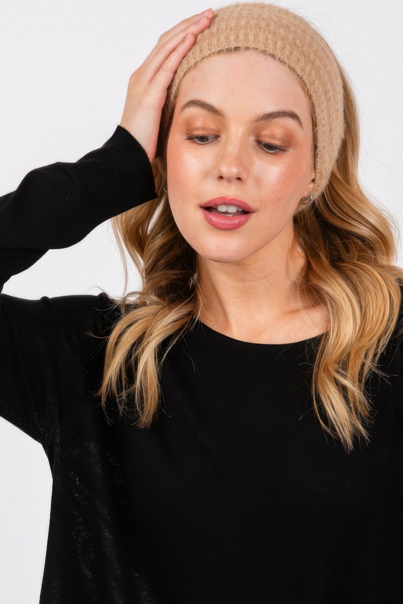 Fuzzy Cable Knit Headband - All Season Fashion