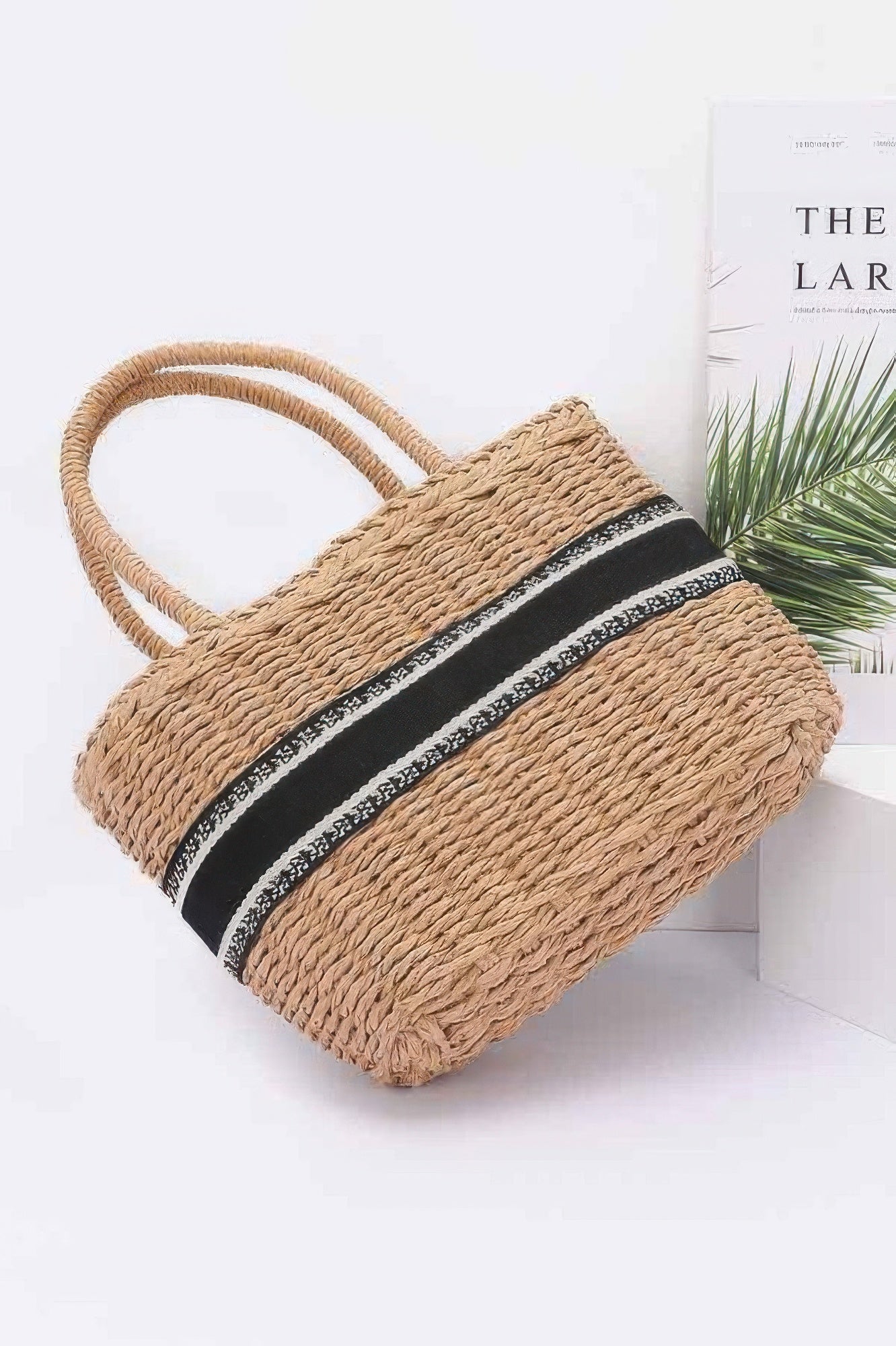 Faux Straw Small Tote Bag - All Season Fashion