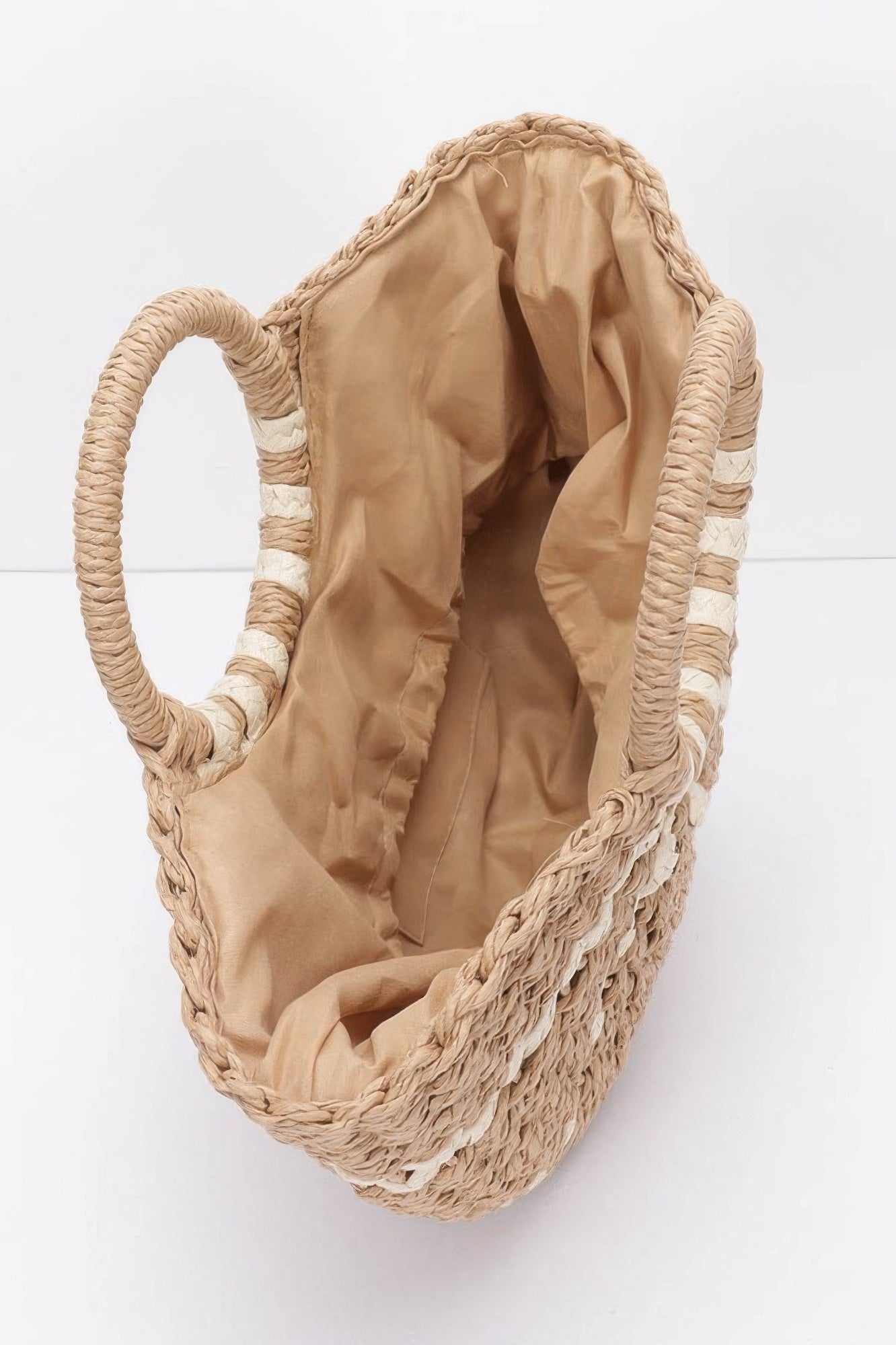 Faux Straw Tote Bag - All Season Fashion