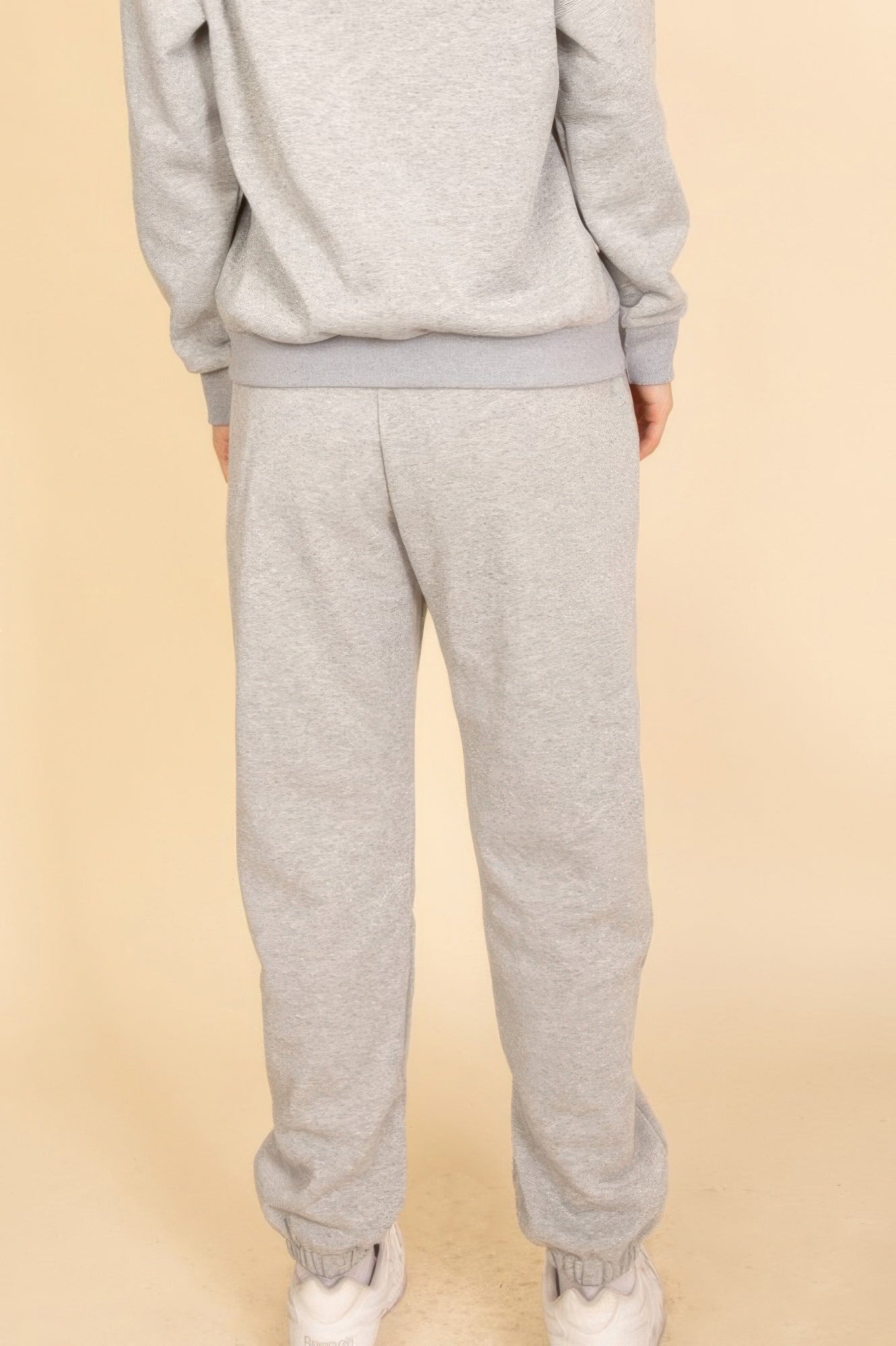 Poly Fleece Elastic Waist Joggers - All Season Fashion