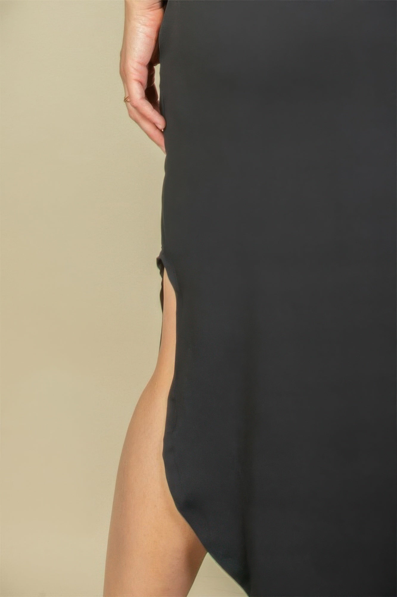 Plus Size Hidden Pocket Batwing Sleeve V Neck Long Dress - All Season Fashion