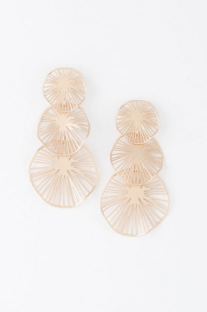 Triple Lemon Drop Earrings - All Season Fashion