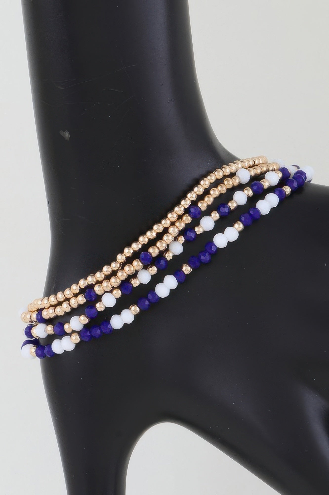 Alternating Stone Beaded Bracelet - All Season Fashion