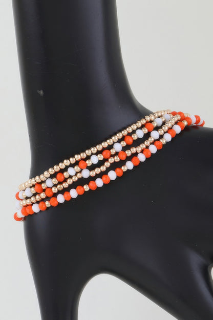 Alternating Stone Beaded Bracelet - All Season Fashion