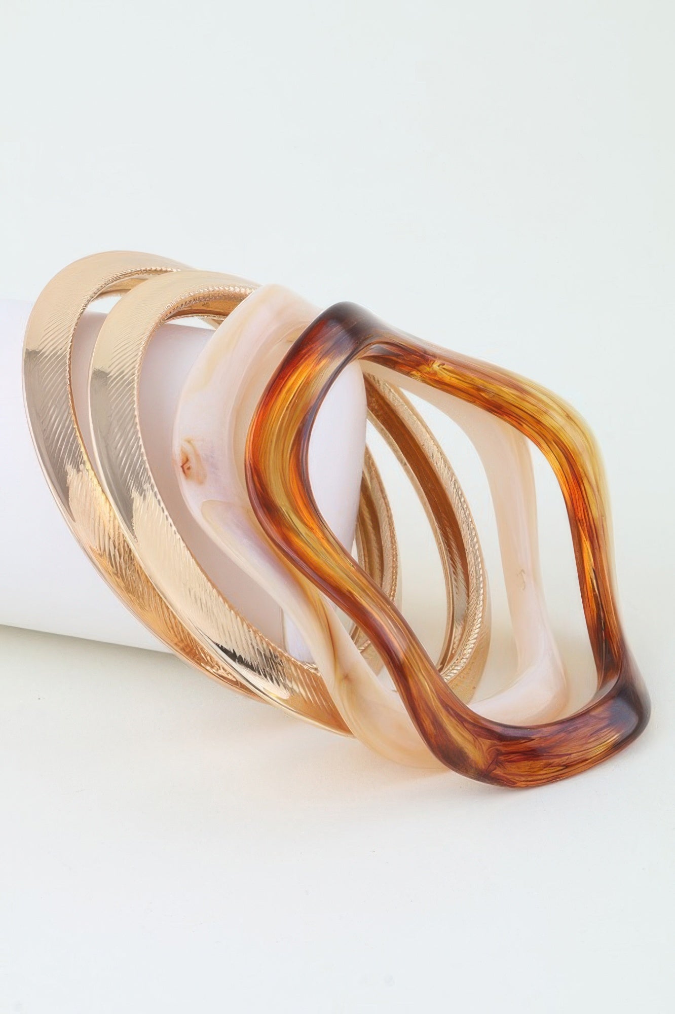 Multi Marble Wave Cuff Bracelet - All Season Fashion