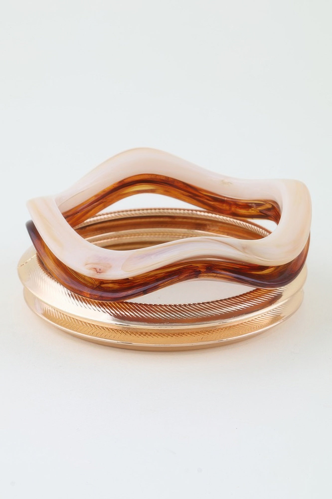 Multi Marble Wave Cuff Bracelet - All Season Fashion