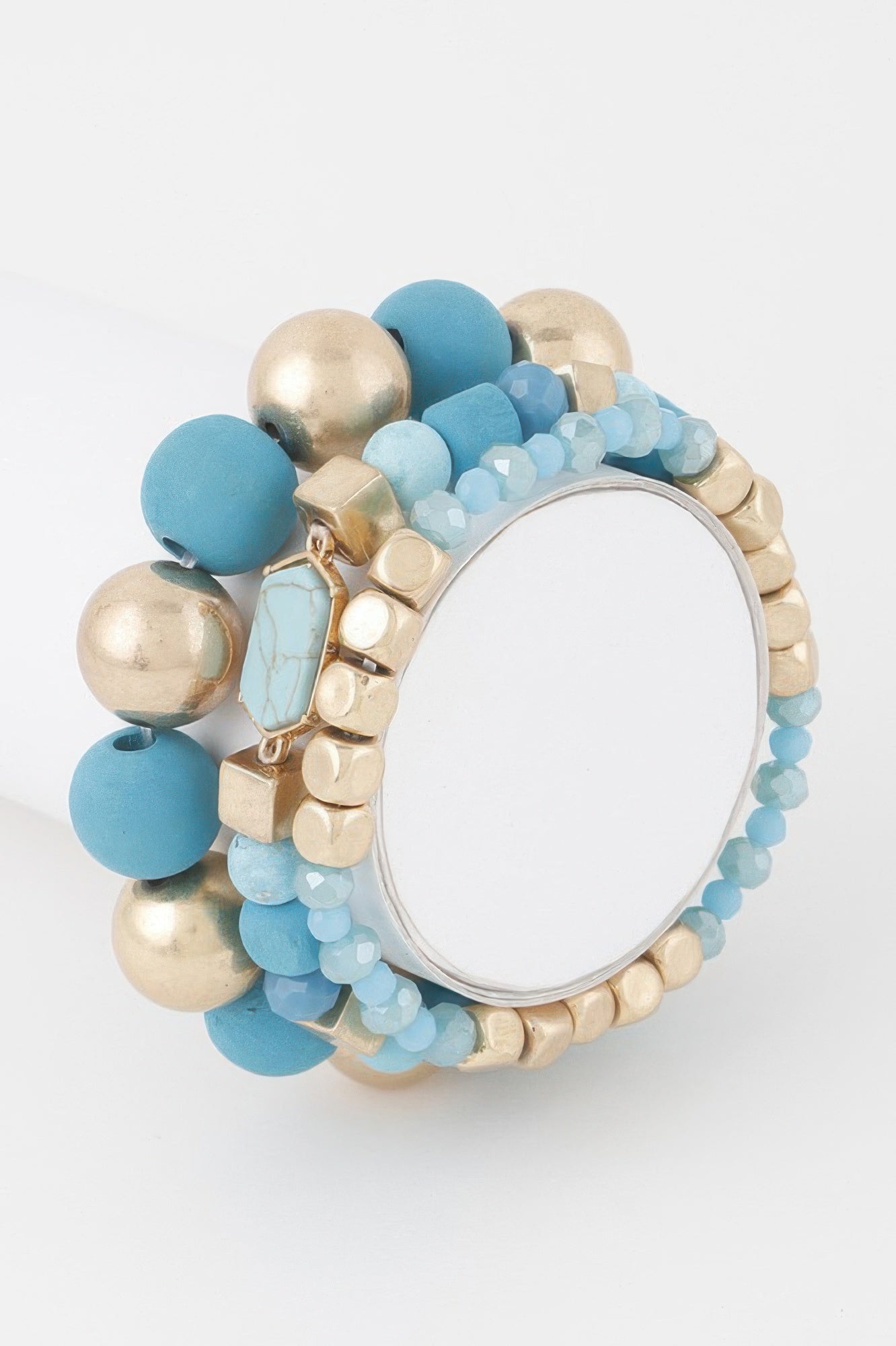Multi Stone Beaded Bracelet - All Season Fashion