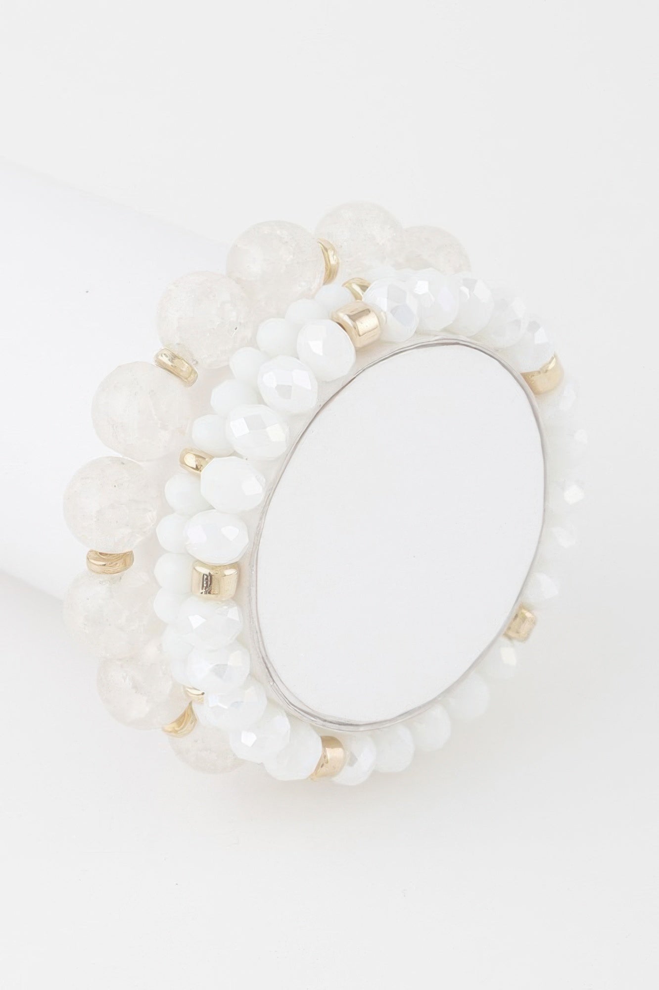 Triple Crystal Beaded Bracelet - All Season Fashion
