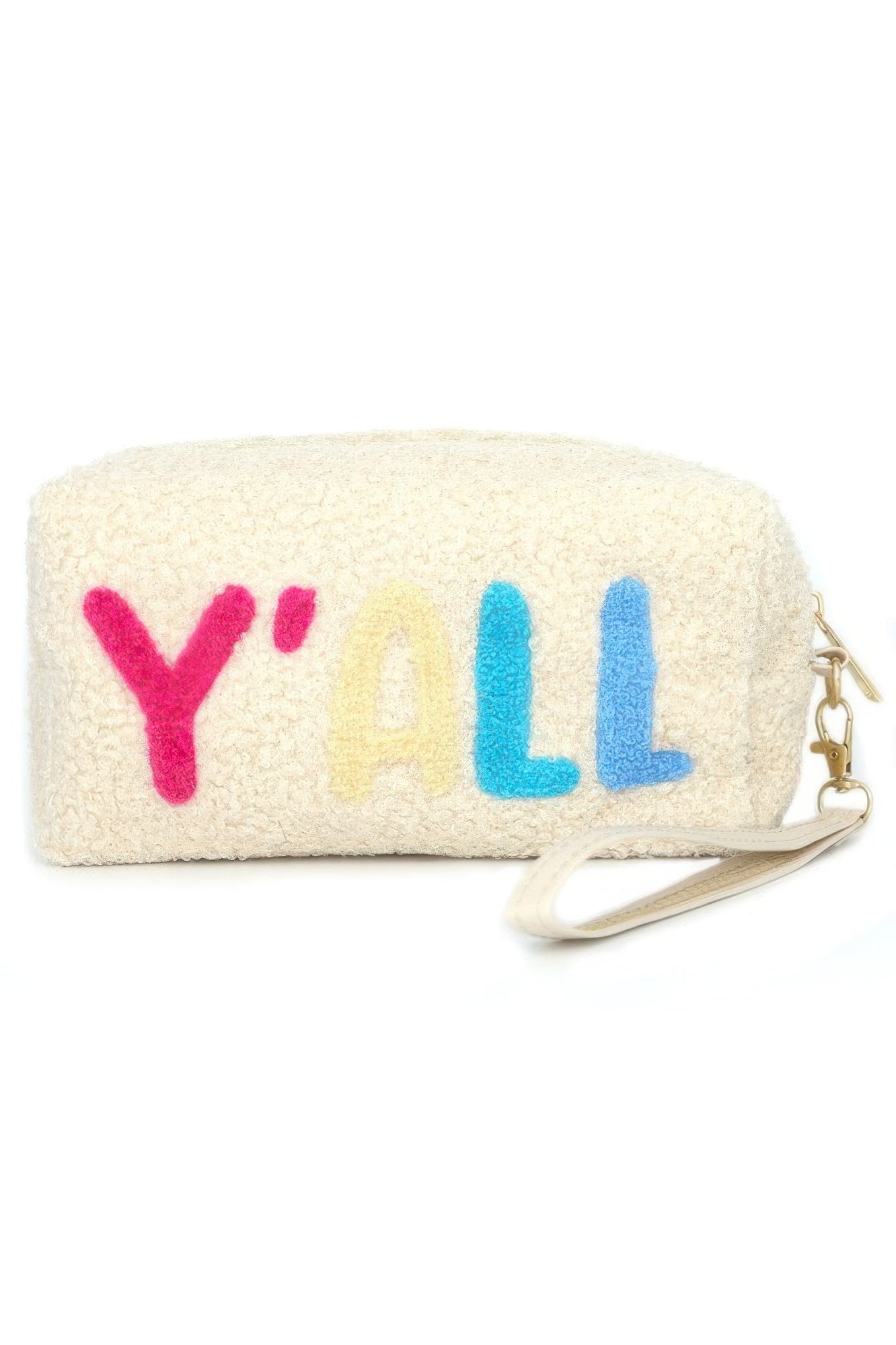 Faux Fur Y'all Pouch W/wristlet - All Season Fashion