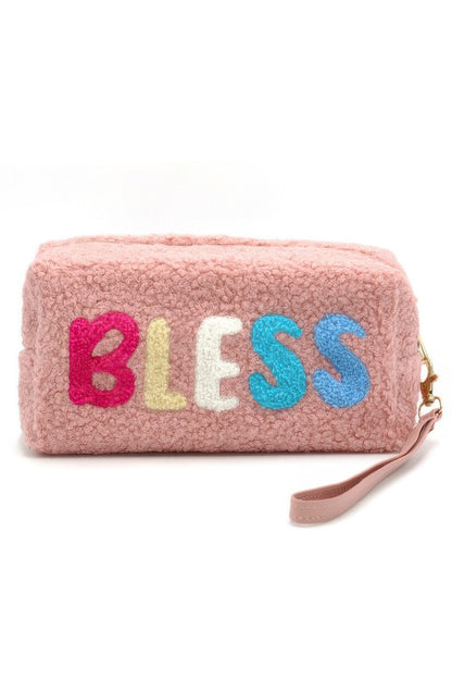 Faux Fur Bless Pouch W/wristlet - All Season Fashion