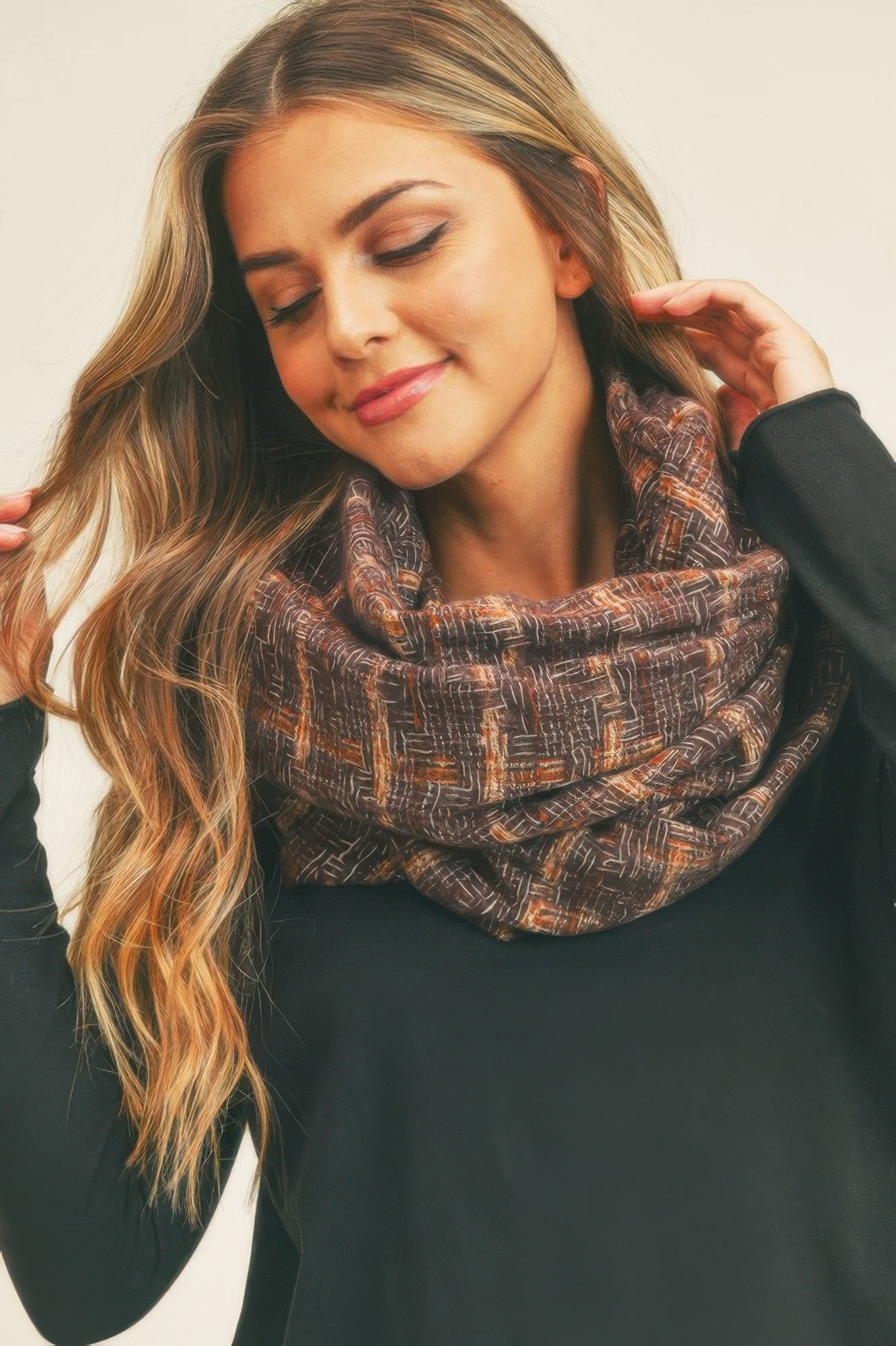 Plaid Infinity Scarf - All Season Fashion