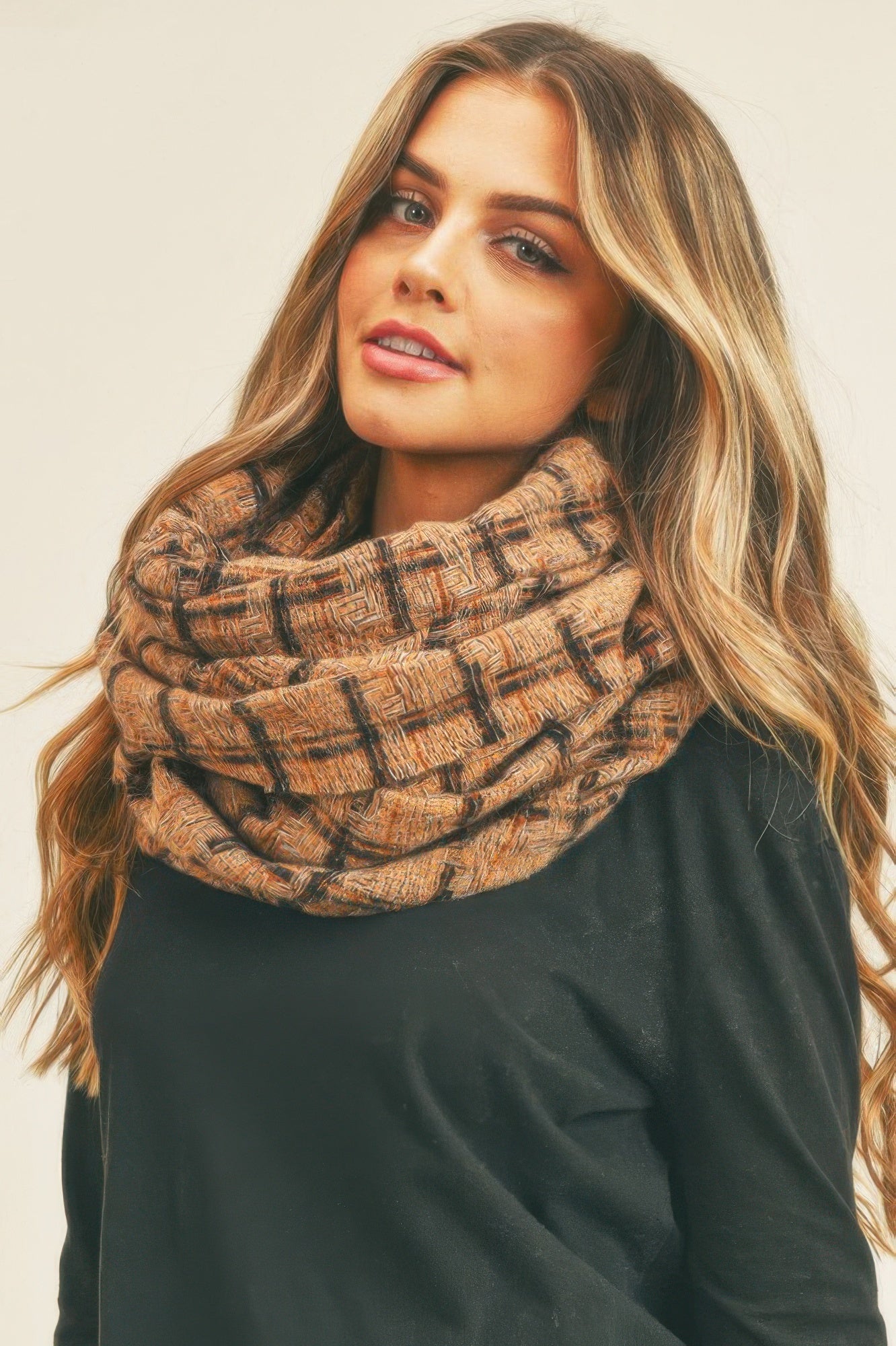 Plaid Infinity Scarf - All Season Fashion