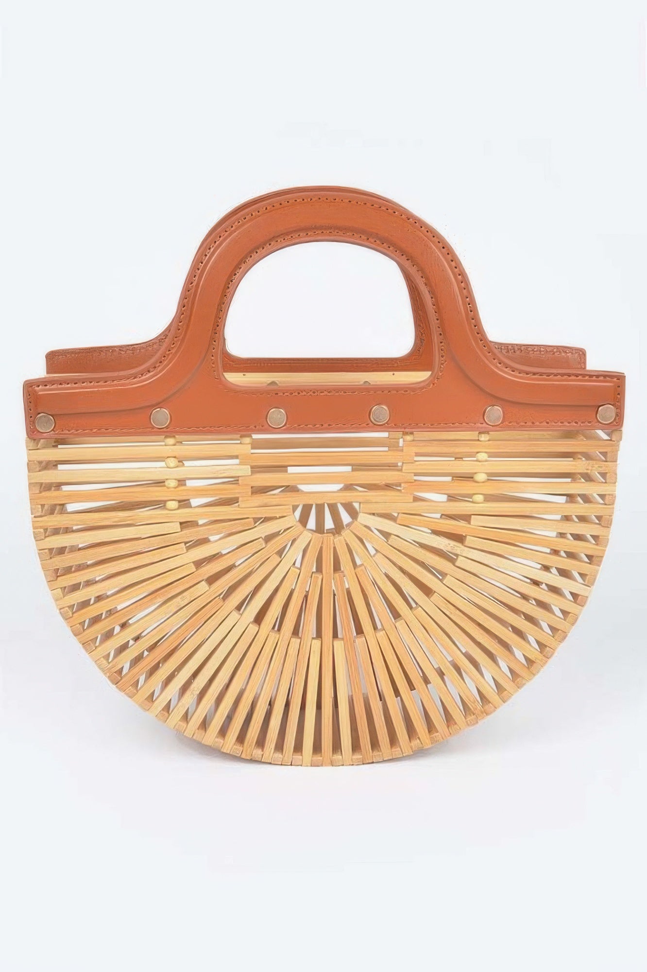 Bamboo Top Handle Bag - All Season Fashion