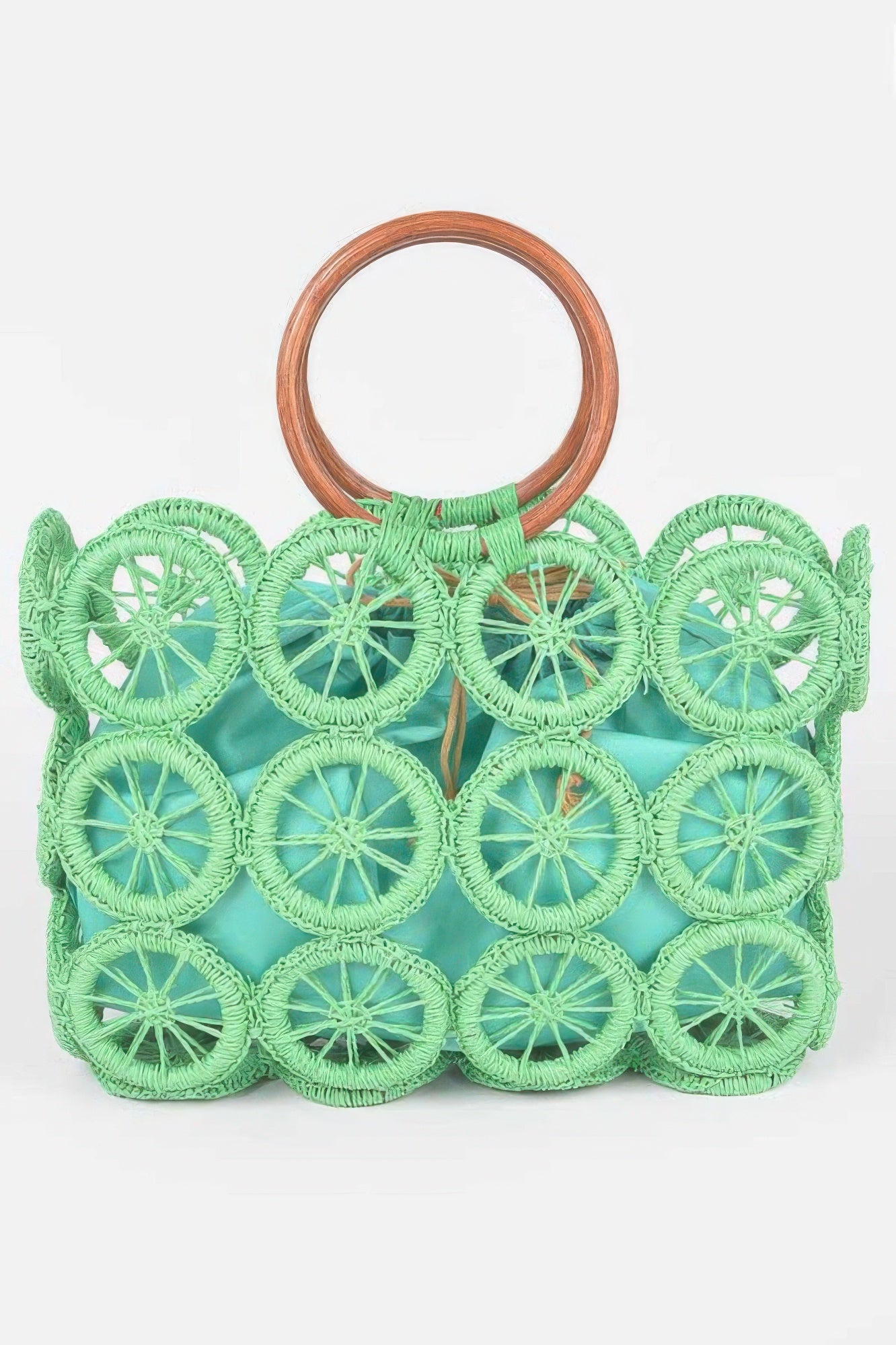 Monotone Crochet Handbag - All Season Fashion