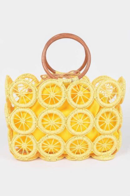 Monotone Crochet Handbag - All Season Fashion