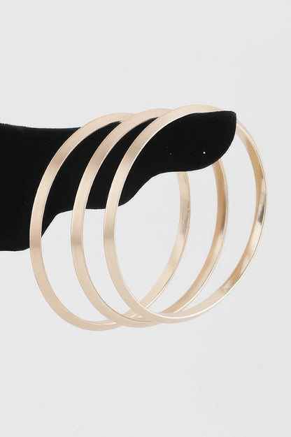 Triple Flat Bracelet - All Season Fashion