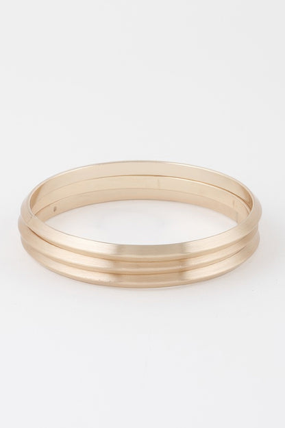 Triple Flat Bracelet - All Season Fashion