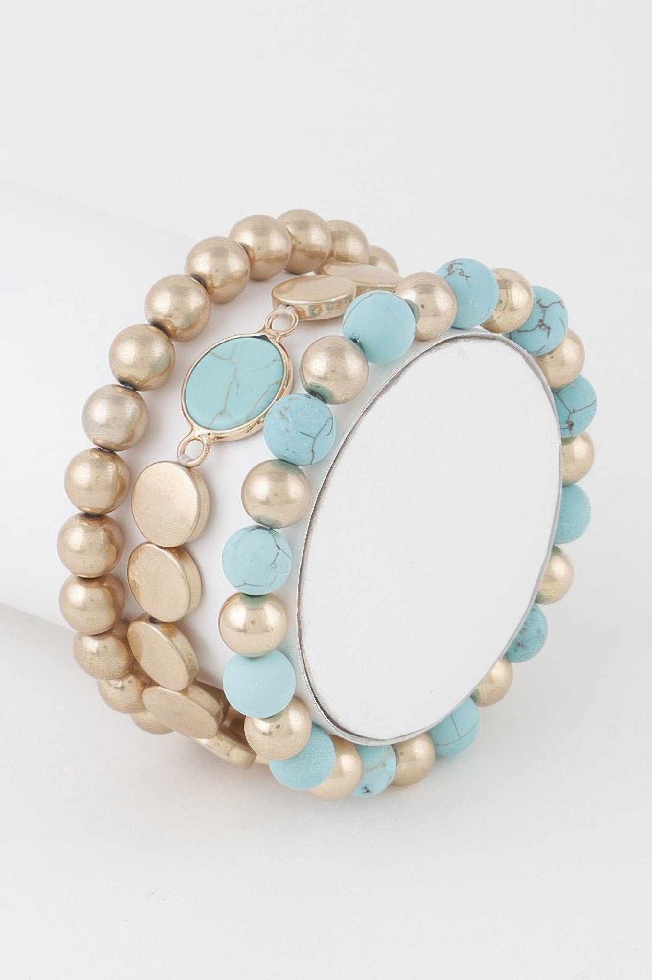 Multi Stone Beaded Bracelet - All Season Fashion