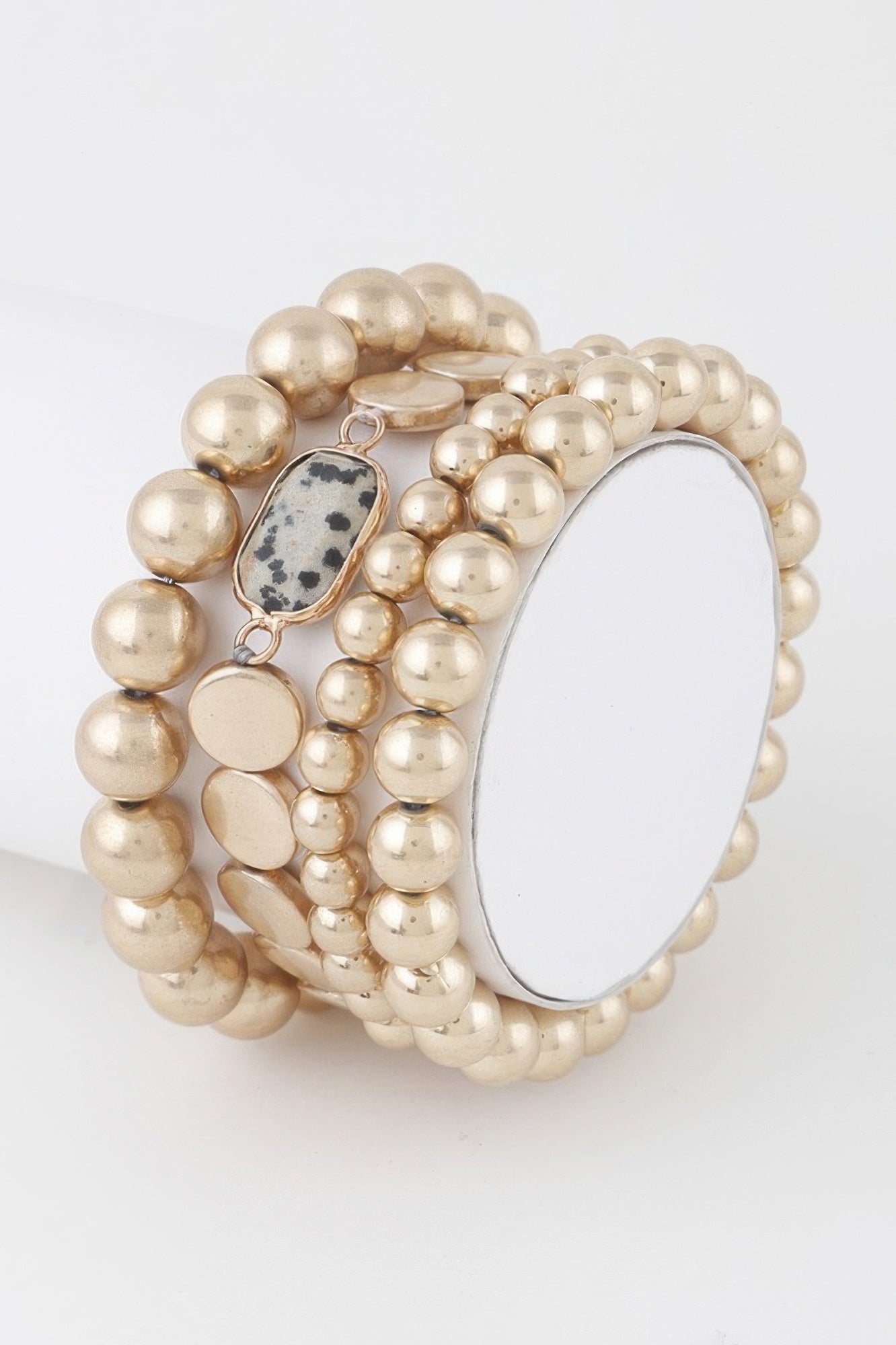 Stone Pendant Beaded Bracelet - All Season Fashion