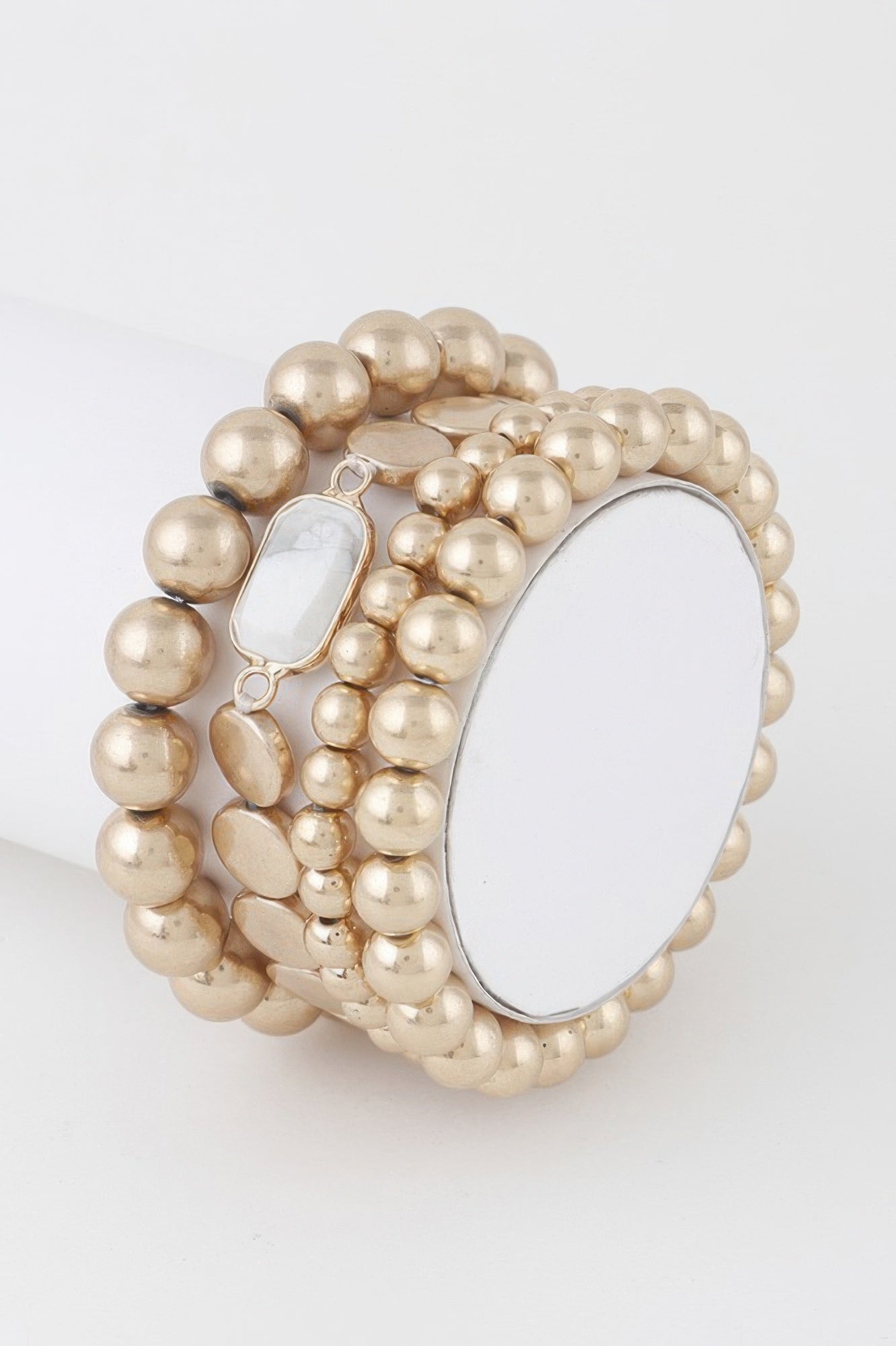 Stone Pendant Beaded Bracelet - All Season Fashion