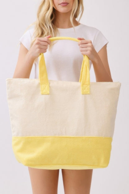 Hello Summer Terry Tote - All Season Fashion