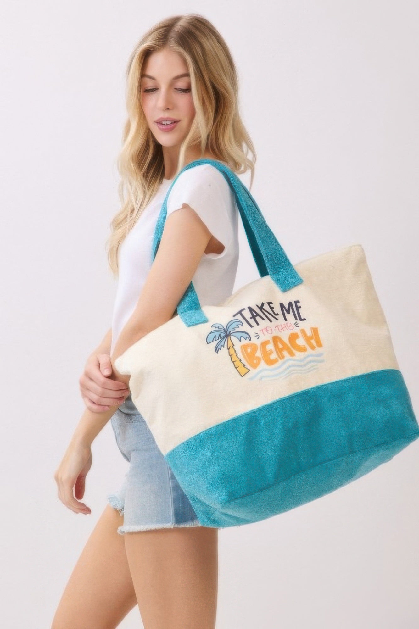 Take Me To The Beach Terry Tote - All Season Fashion