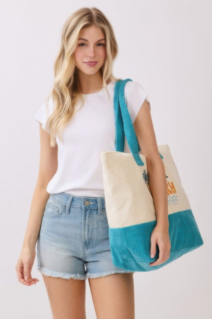 Take Me To The Beach Terry Tote - All Season Fashion
