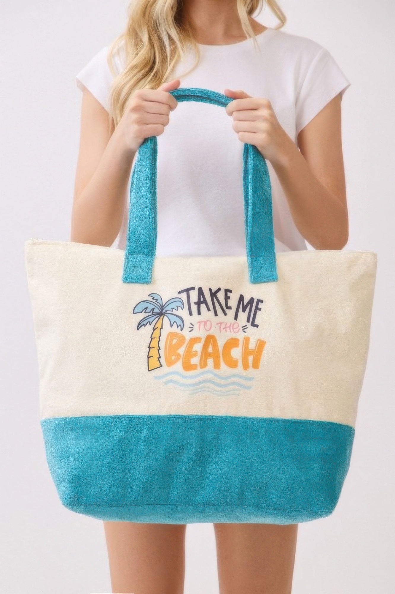 Take Me To The Beach Terry Tote - All Season Fashion