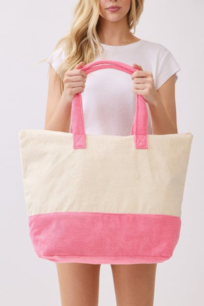 Hello Summer Terry Tote - All Season Fashion
