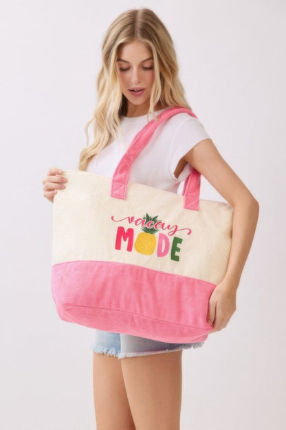Vacay Mode Terry Tote - All Season Fashion