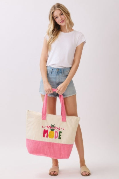 Vacay Mode Terry Tote - All Season Fashion