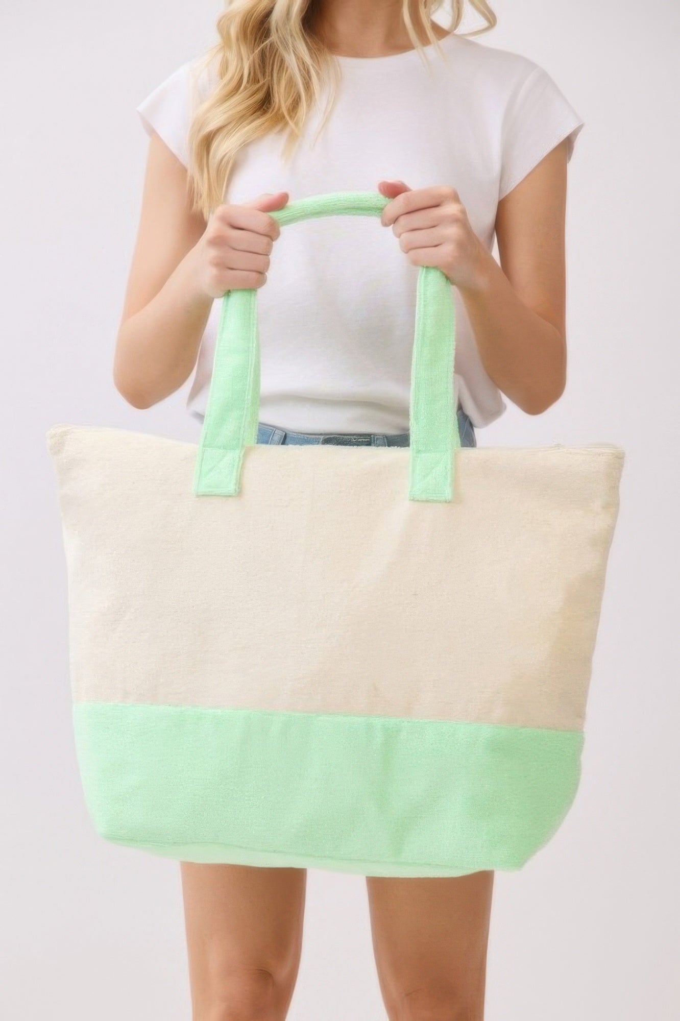 Sips About To Go Down Terry Tote - All Season Fashion