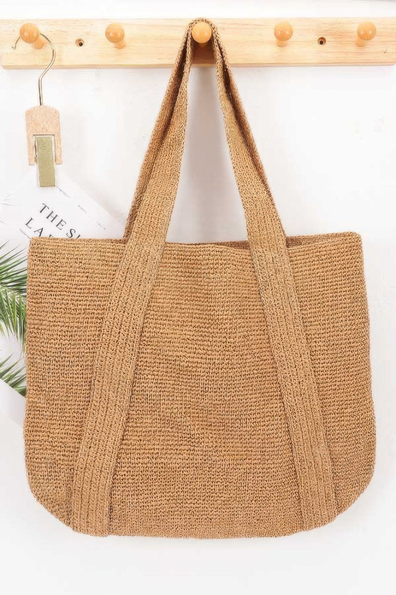 Woven Straw Tote Bag - All Season Fashion