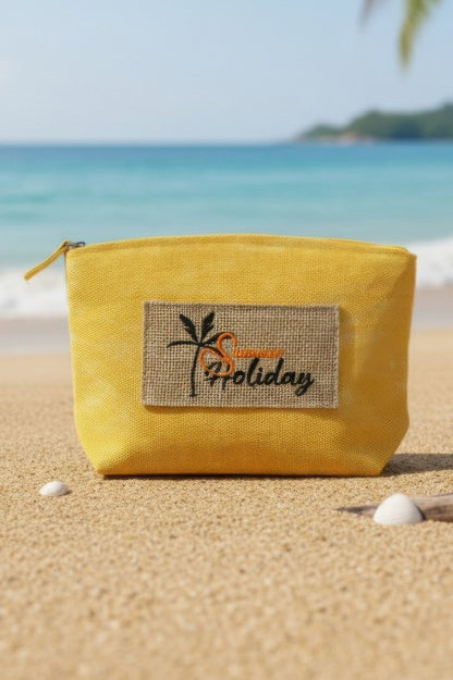 Holiday Patch Vintage Cosmetic Pouch - All Season Fashion