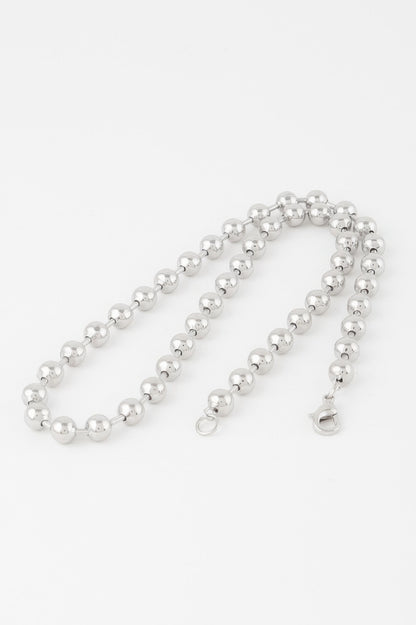 Metal Ball Beaded Short Necklace - All Season Fashion