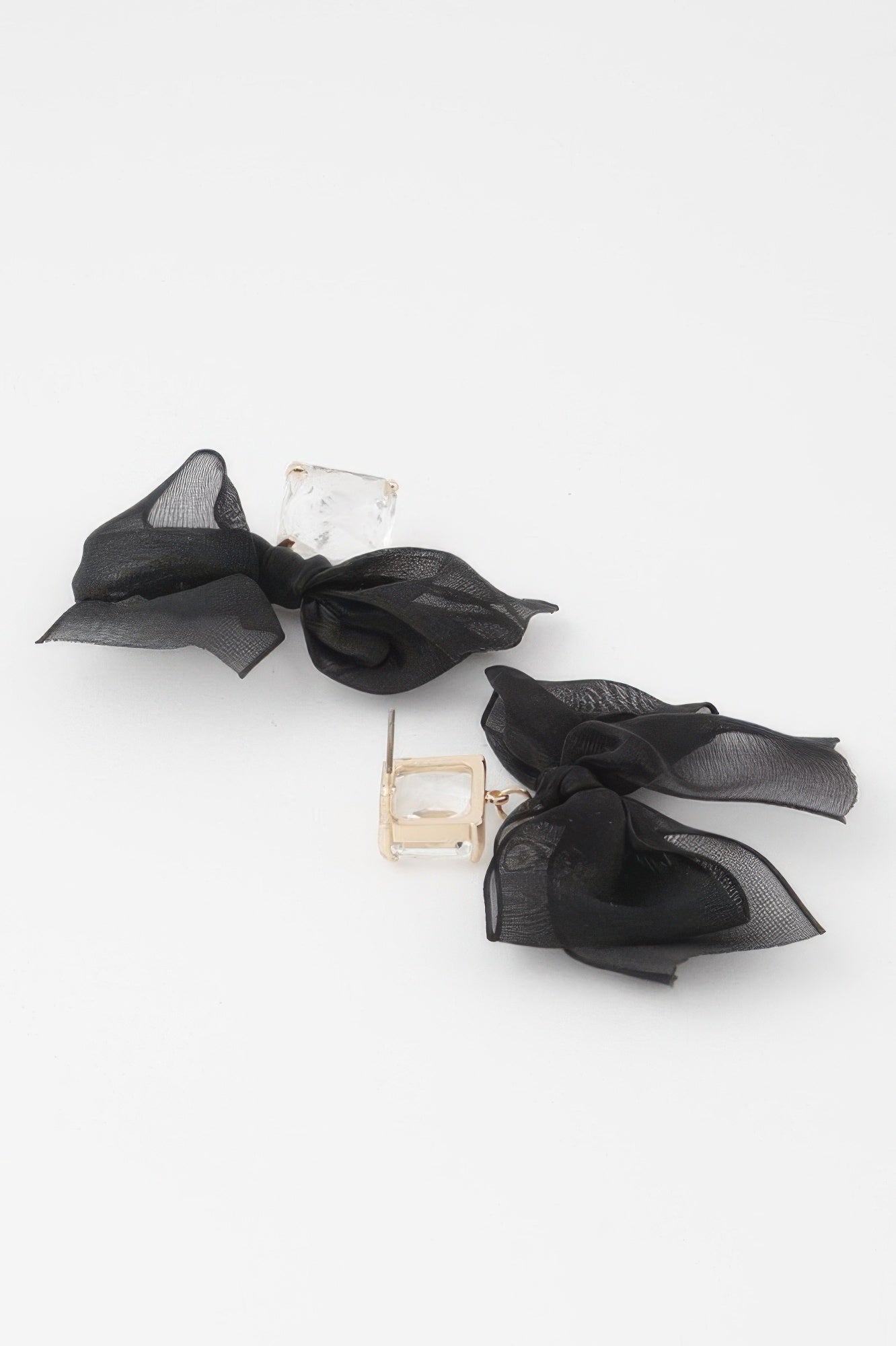 Black Bownot Dangle Earrings - All Season Fashion