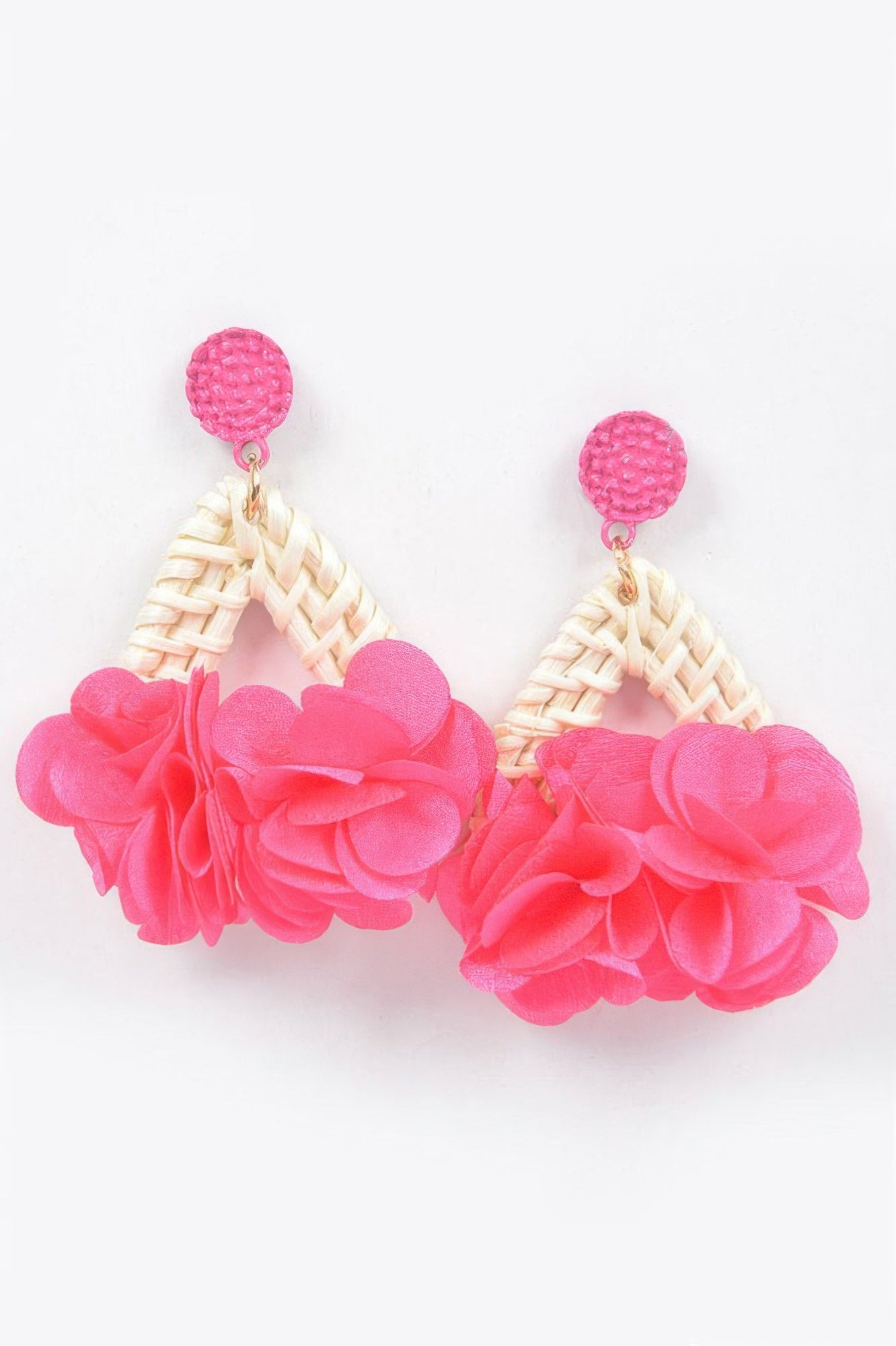 Flower Bamboo Earring - All Season Fashion