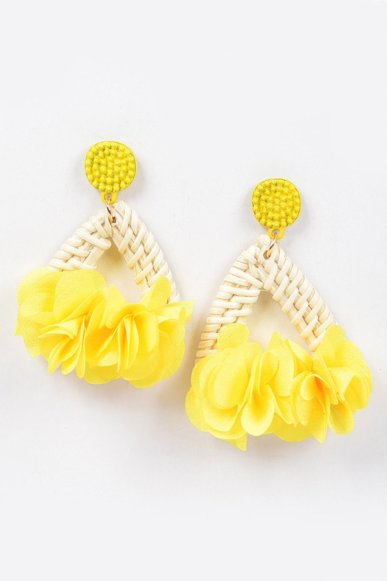 Flower Bamboo Earring - All Season Fashion