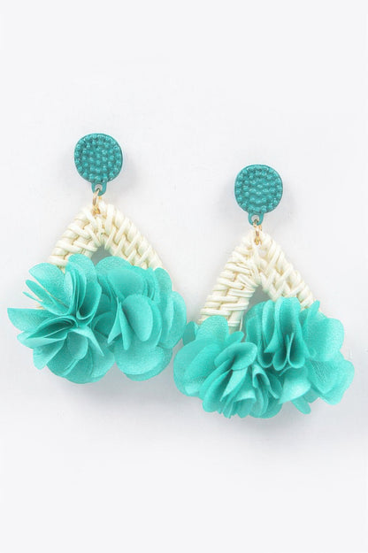 Flower Bamboo Earring - All Season Fashion