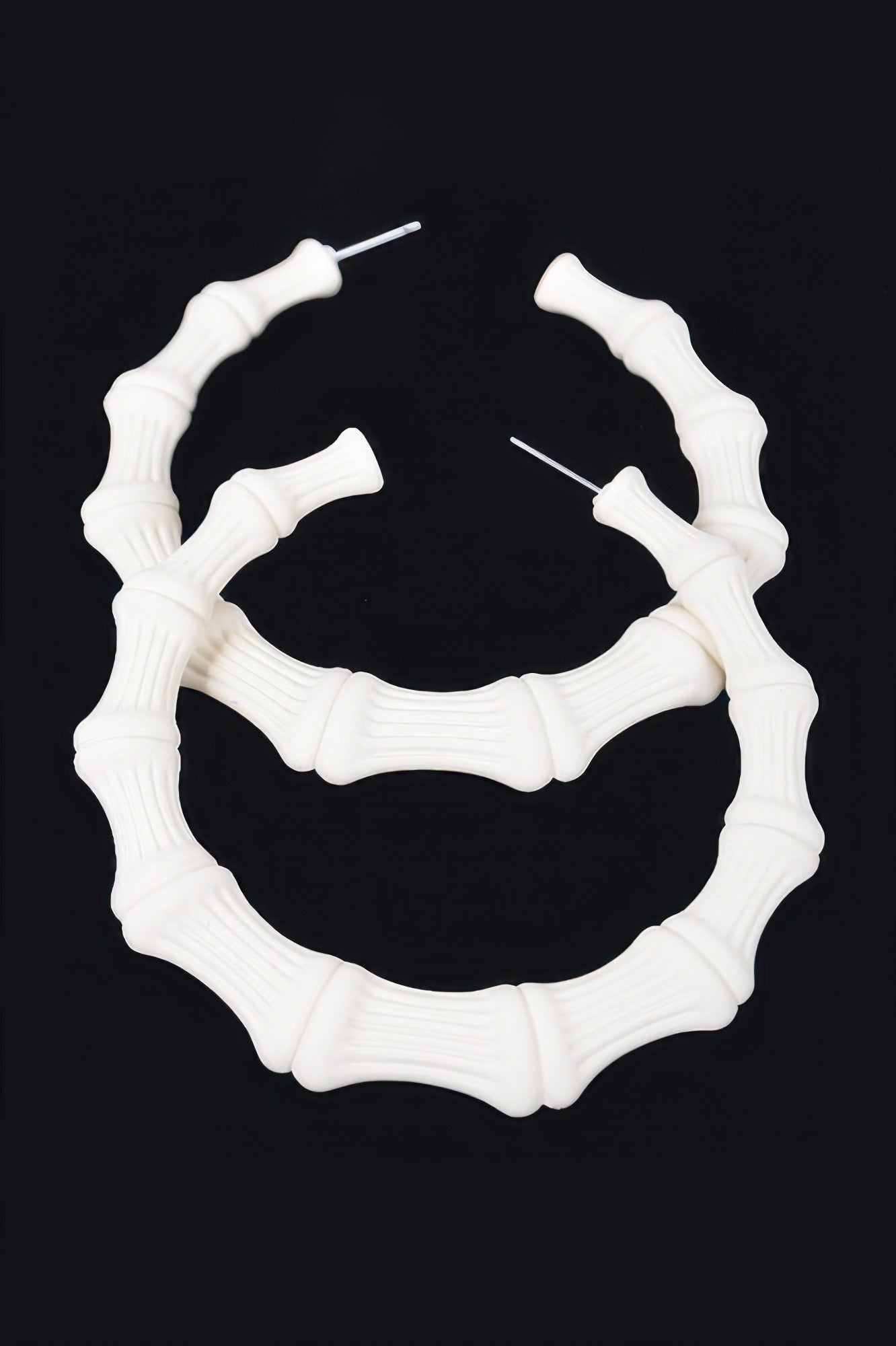Color Paint Bamboo Shape Earring - All Season Fashion