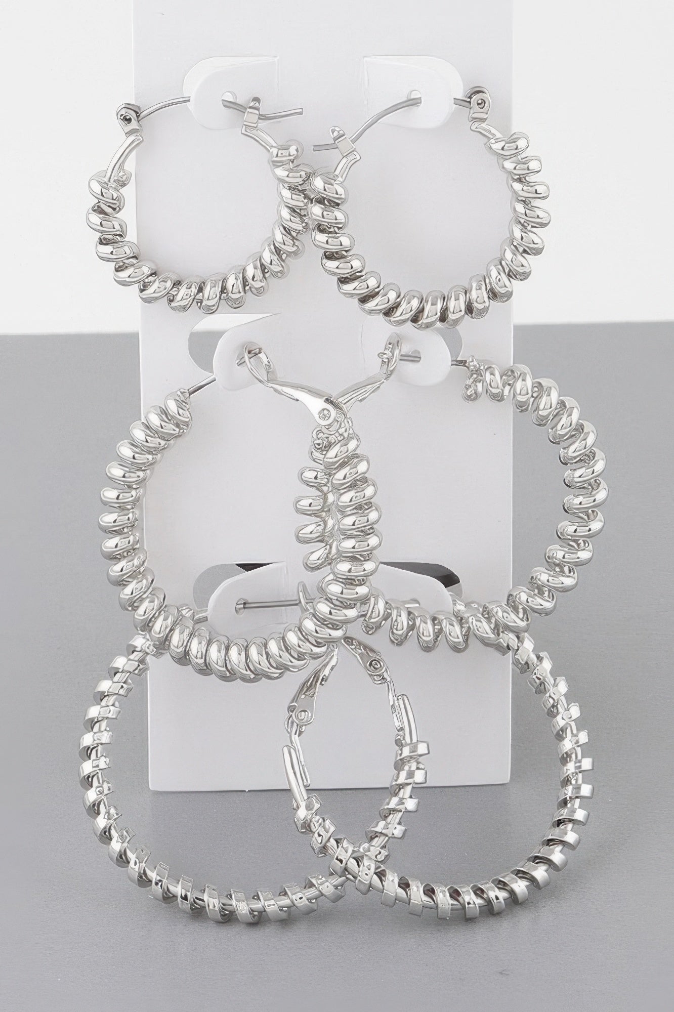 Multi Wrapped Hoop Earrings Set - All Season Fashion