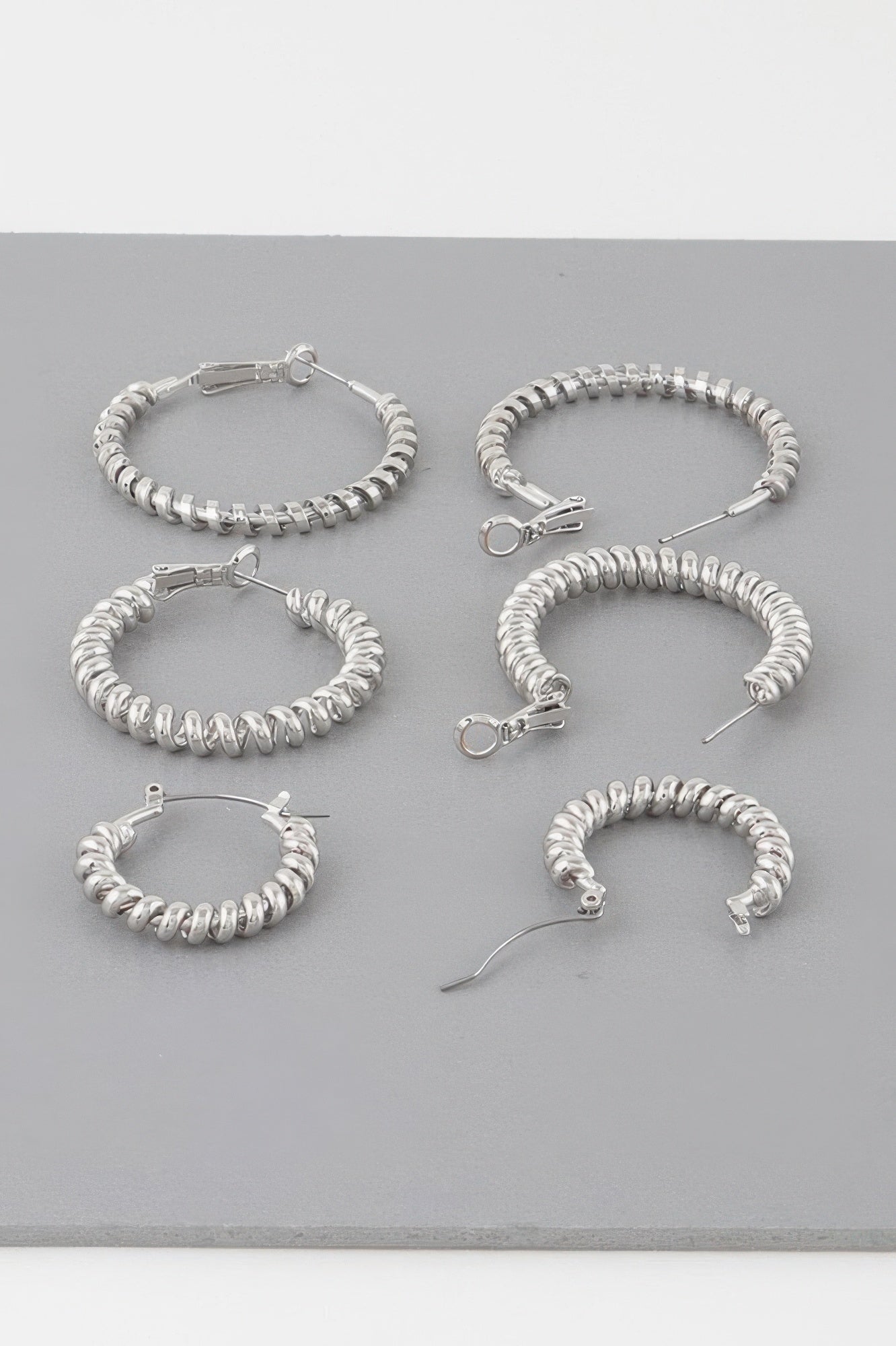 Multi Wrapped Hoop Earrings Set - All Season Fashion