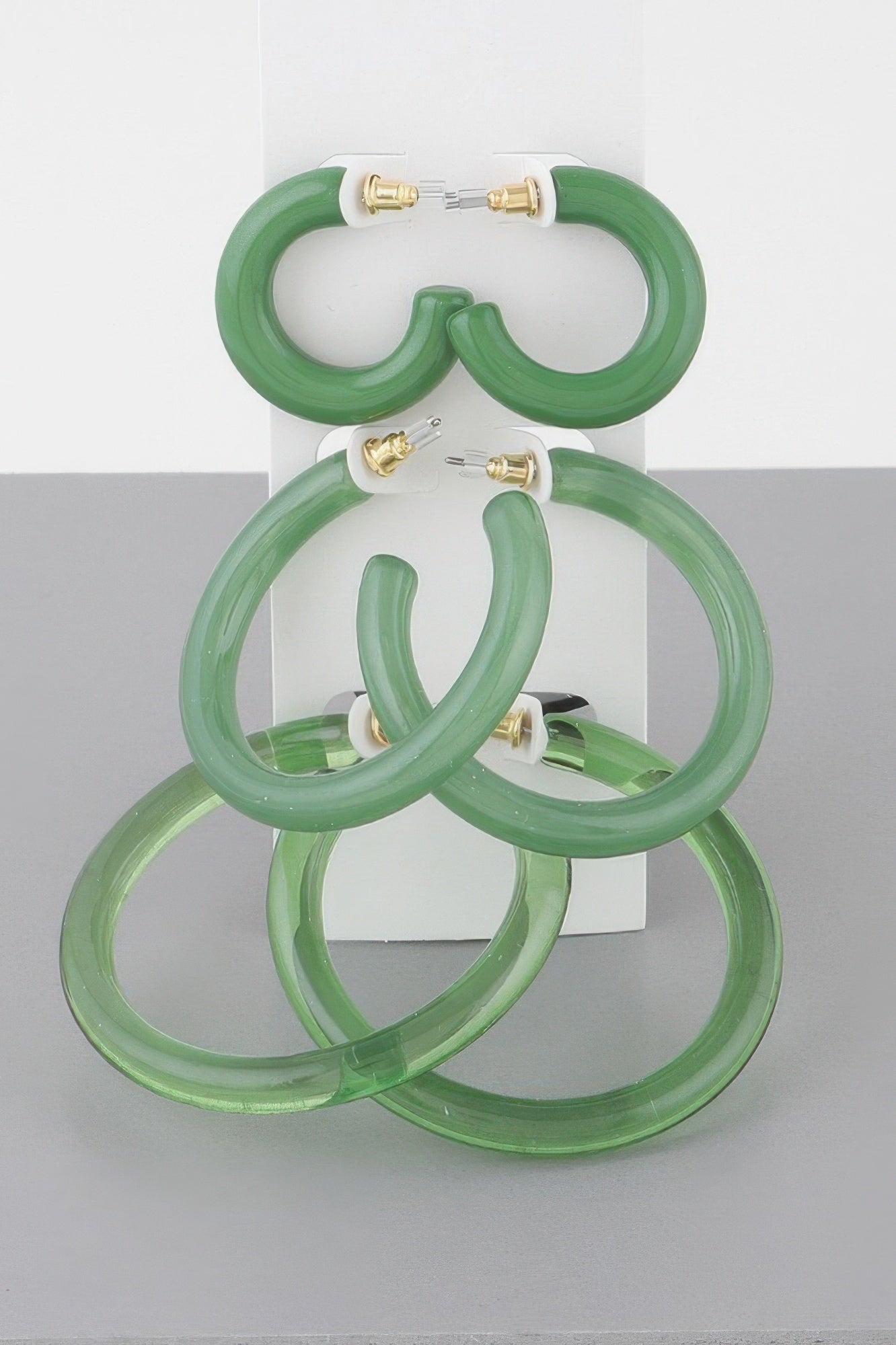 Multi Solid Hoop Earrings Set - All Season Fashion
