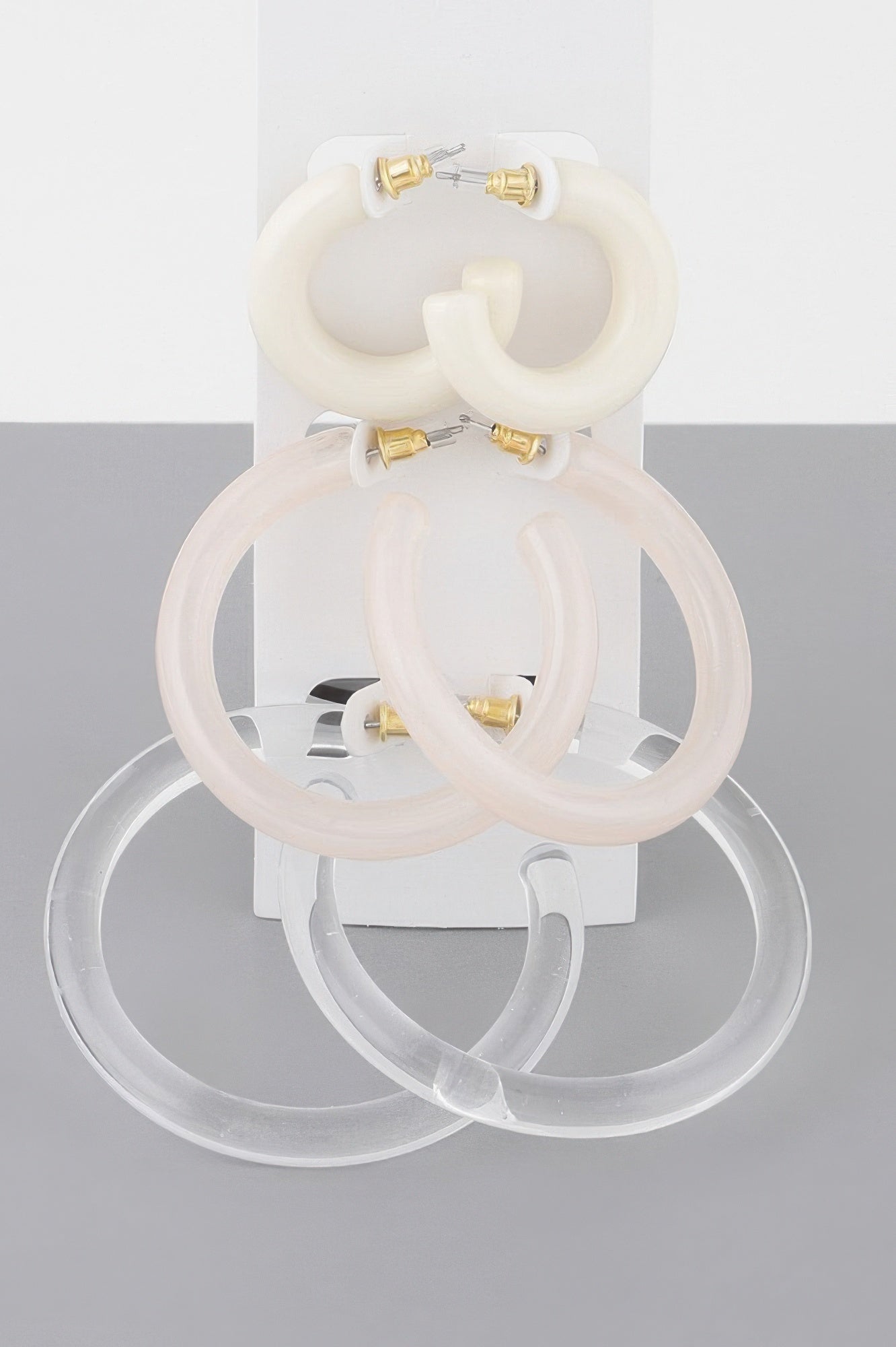 Multi Solid Hoop Earrings Set - All Season Fashion