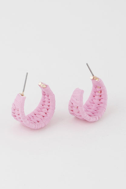 Triple Weaved Hoop Earrings - All Season Fashion