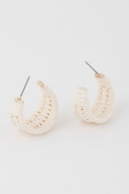 Triple Weaved Hoop Earrings - All Season Fashion